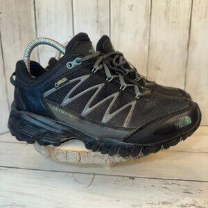 The North Face Ultra 110 GTX Black Gore-Tex Hiking Shoes Women's Size 7